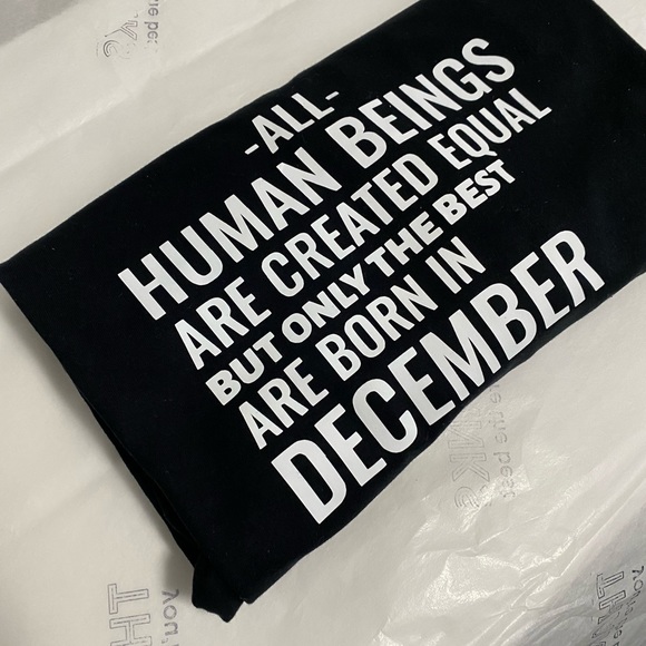 December birthday shirt. - Picture 3 of 5